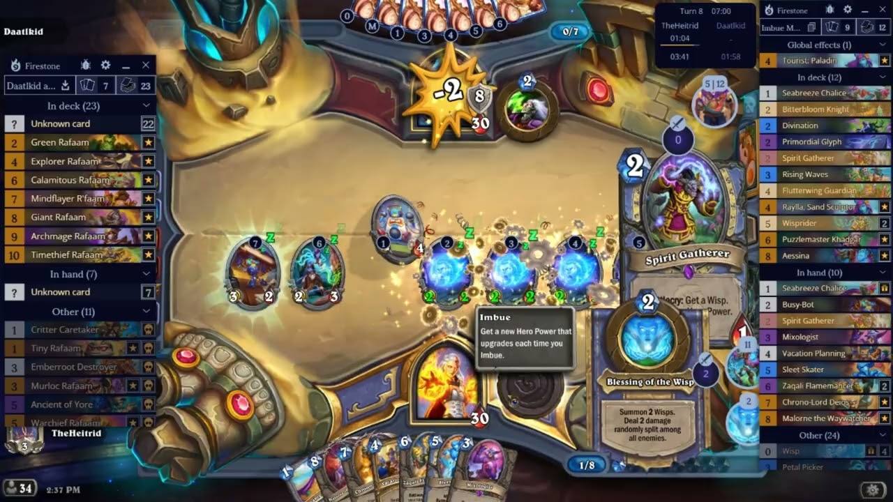 Chrono Mage Testing - Zaq Imbue Mage