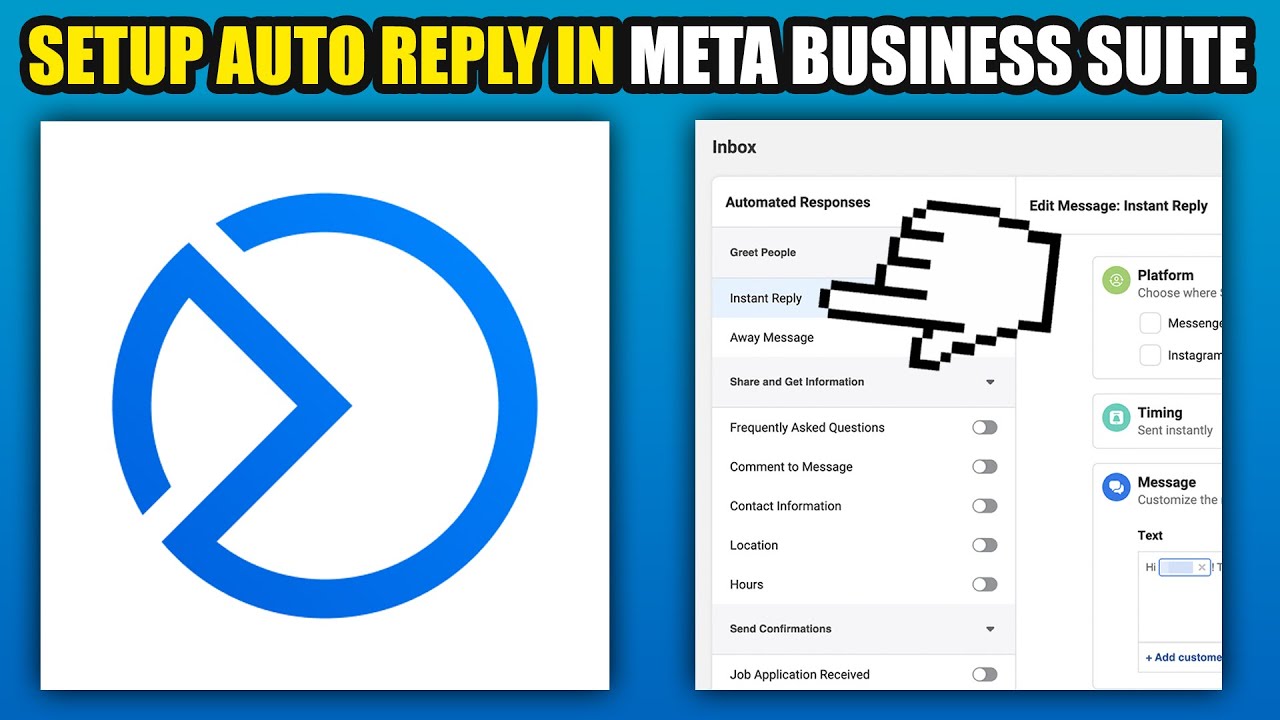How To Setup Auto Reply in Meta Business suite (2025)