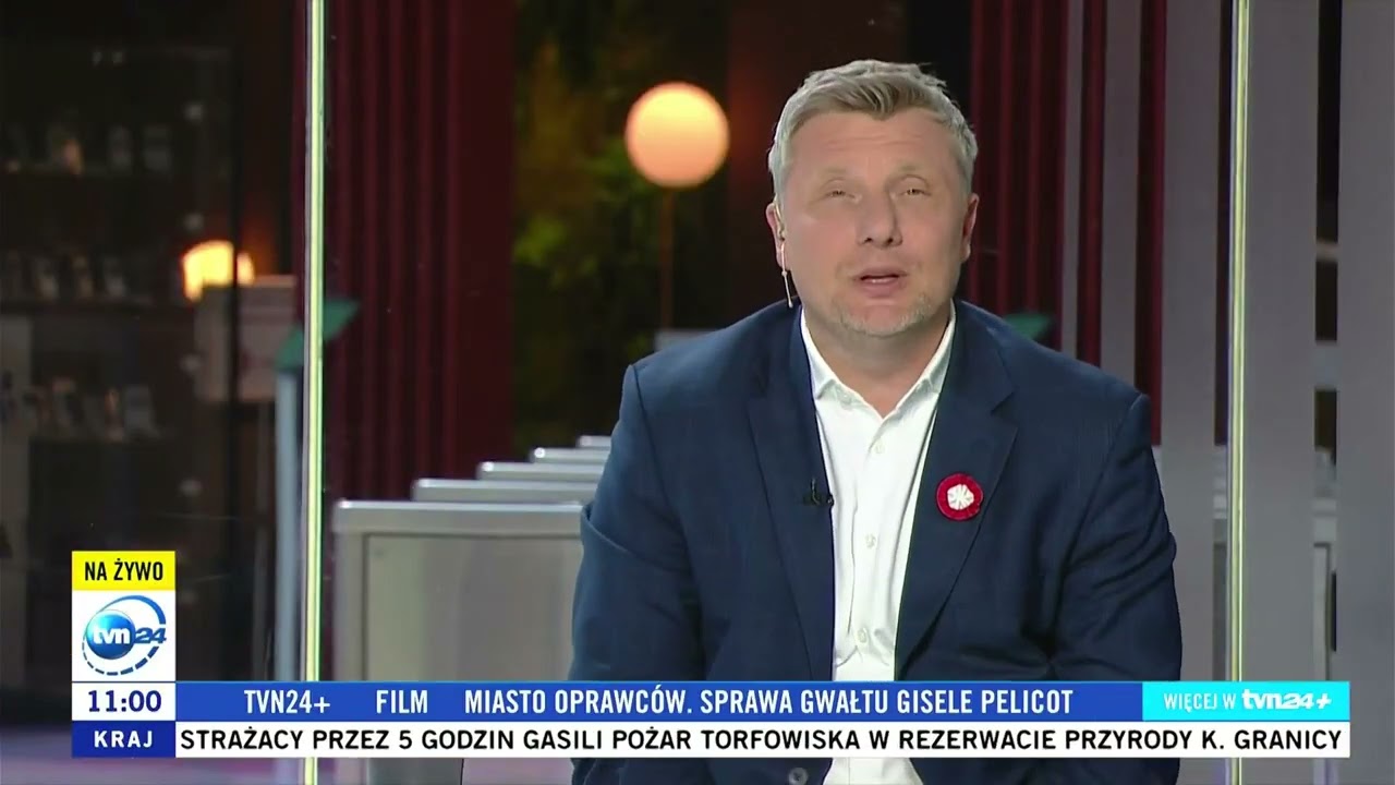 TVN24 - Tył&oacute;wka Poranka z wpadką i Czoł&oacute;wka Dnia na żywo (3.05.2025)