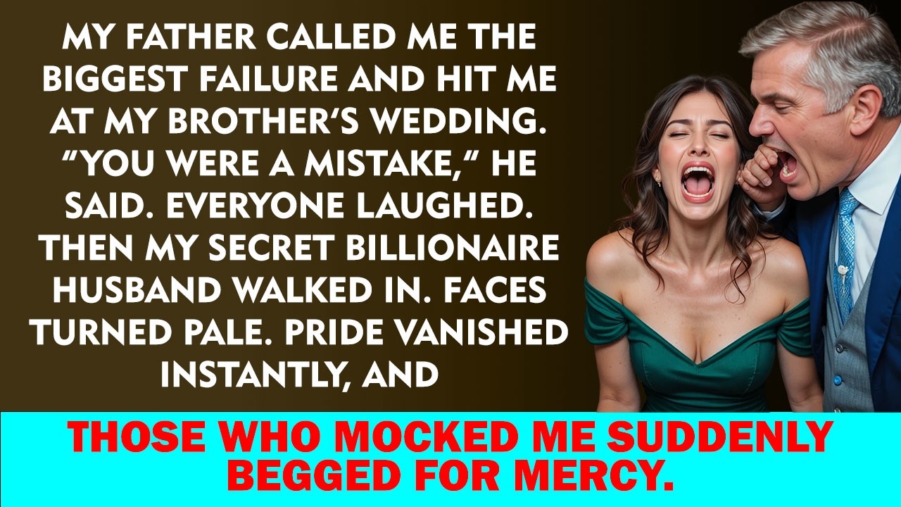 My Dad Slapped Me at My Brother’s Wedding — Then My Secret Husband Took Their House
