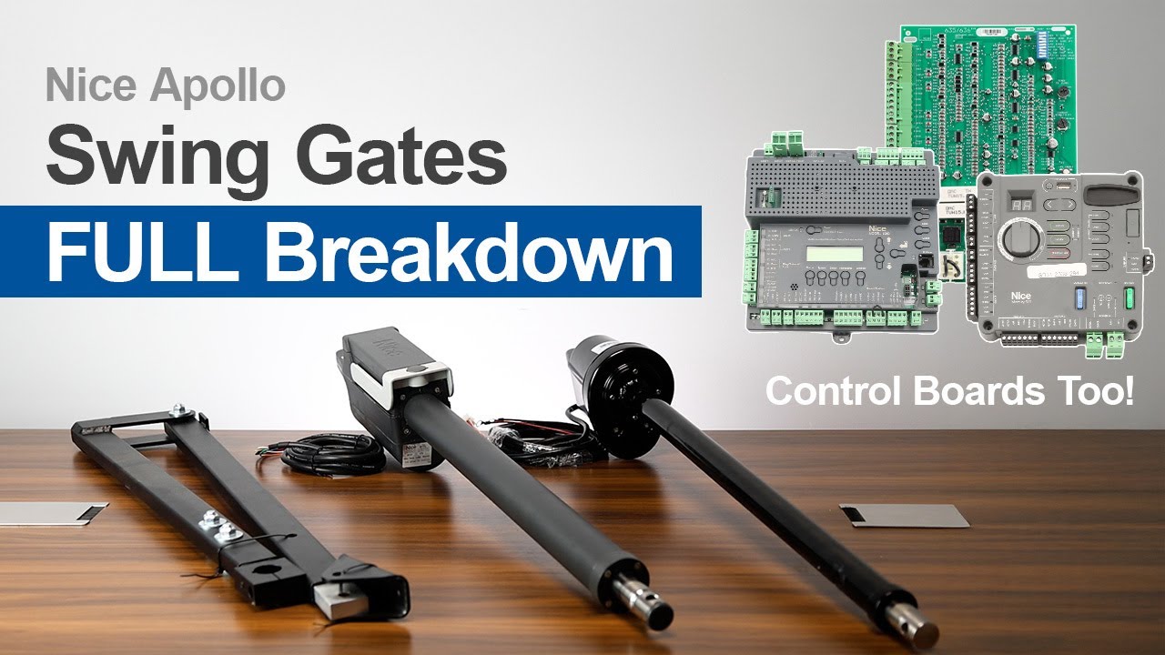Understanding Nice Apollo Swing Gate Openers & Control Boards