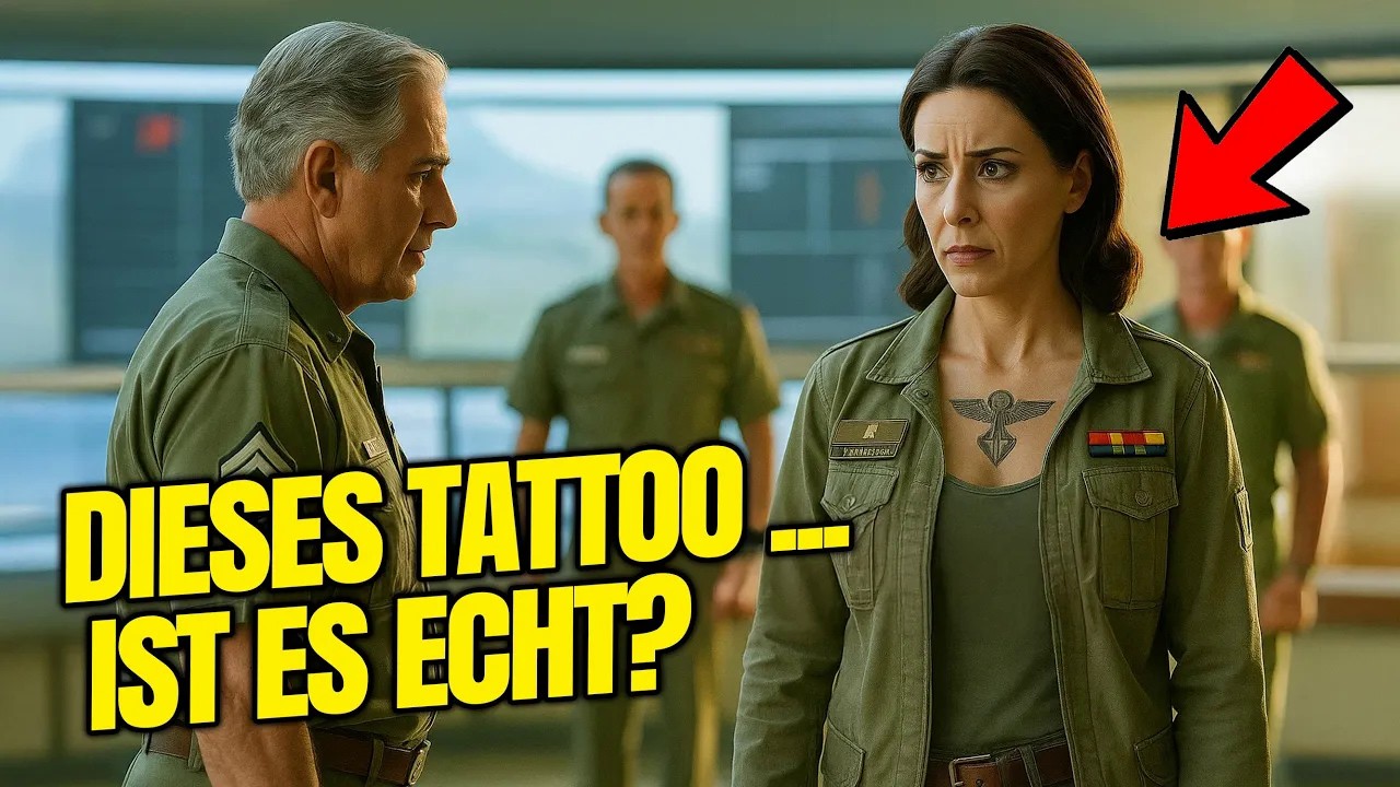 Sie Sollte Die Basis Verlassen — Doch Ein Offizier Sah Ihr Tattoo Und Flüsterte： „Ist Das Echt？“