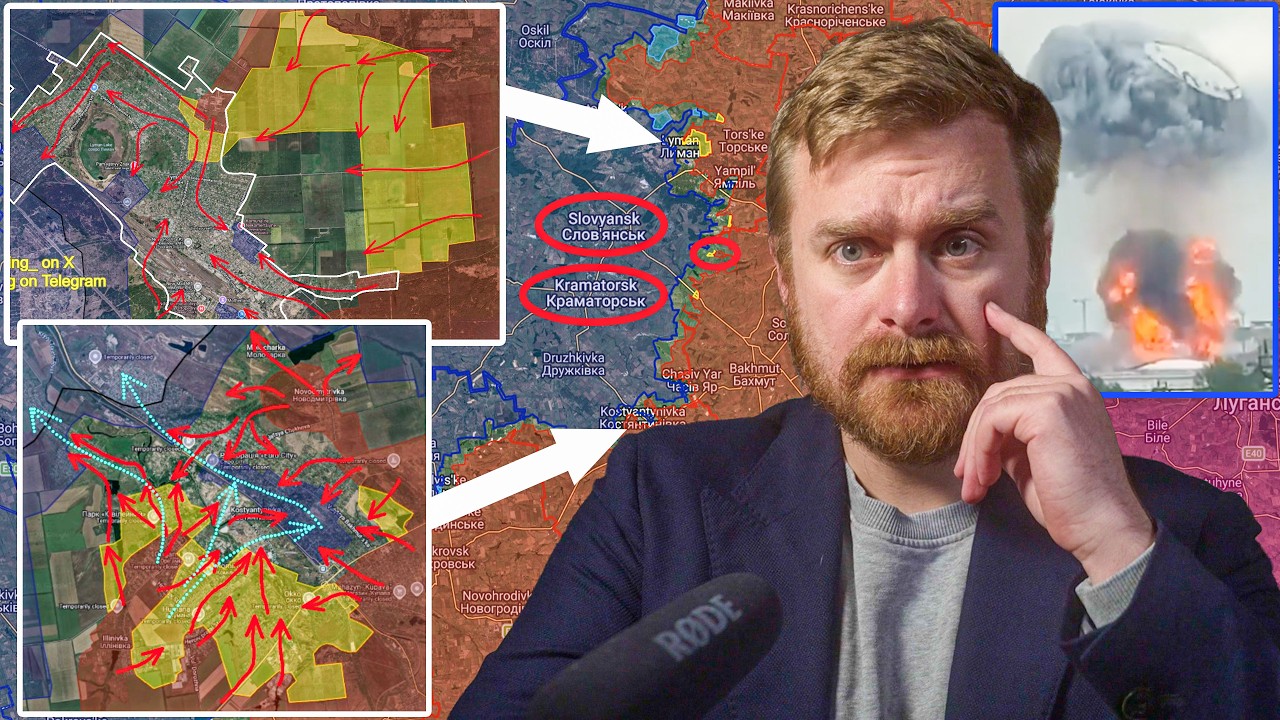 Масштабная атака на Москву | Российские войска штурмуют Константиновку и Лиман &mdash; Обновление карты...