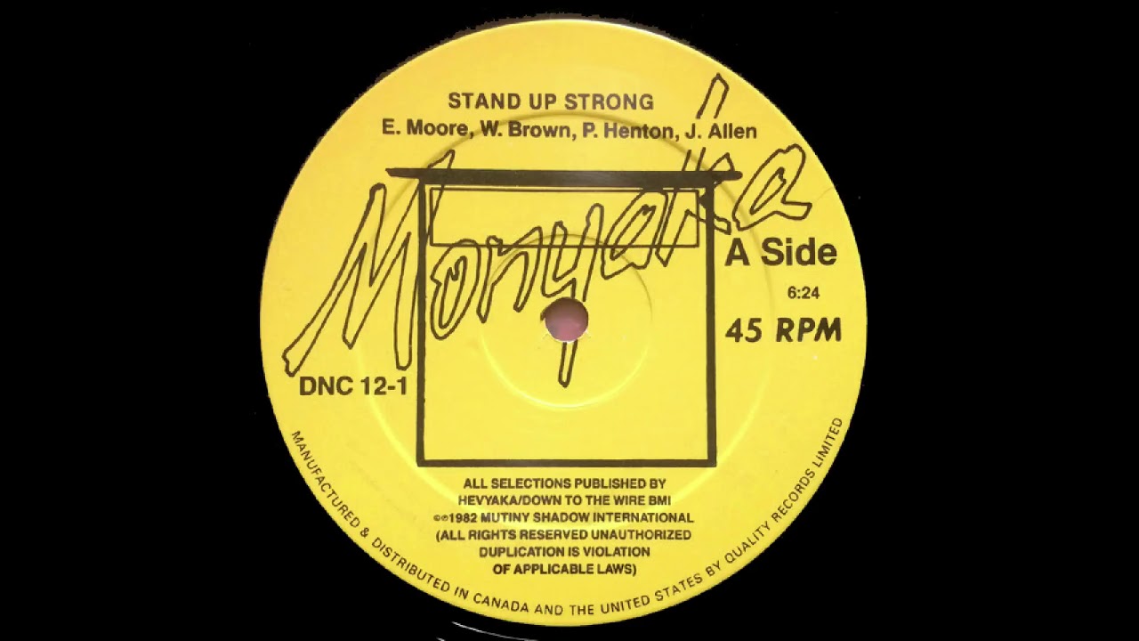 Monyaka - Stand Up Strong (12'' Version) 1982