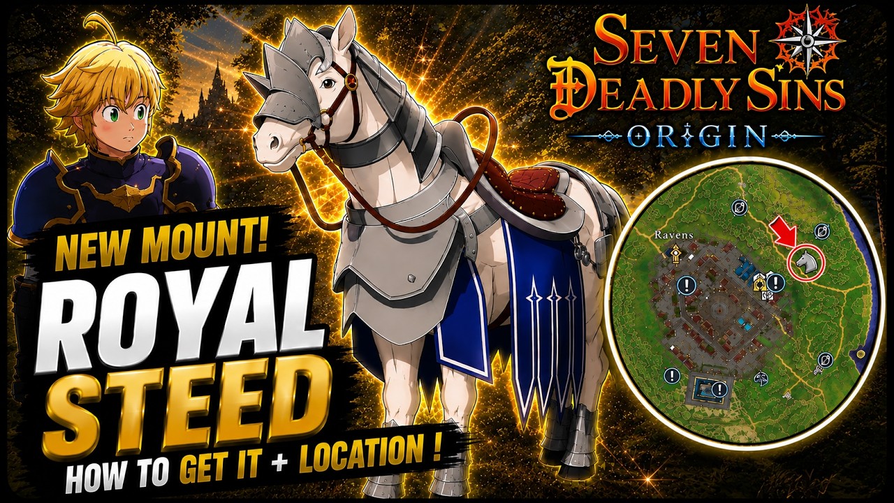 NEW ROYAL STEED! 🐎 How to Get the New Mount + Location | Seven Deadly Sins: Origin
