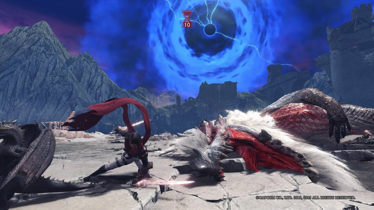Mikasa Ackerman vs White Fatalis