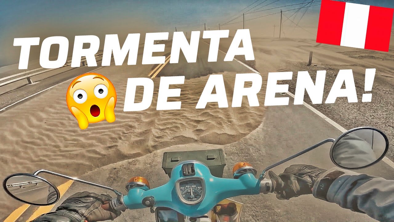 ME AGARRA UNA TORMENTA DE ARENA EN LA CARRETERA PANAMERICANA DE PERÚ😱 | LLEGO A NAZCA😍🙌