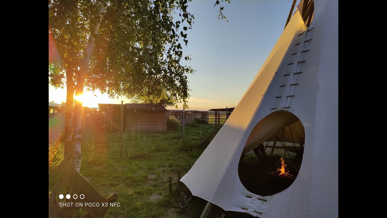 ''Markowa zagroda'' nasz namiot, tipi Indian amerykańskich