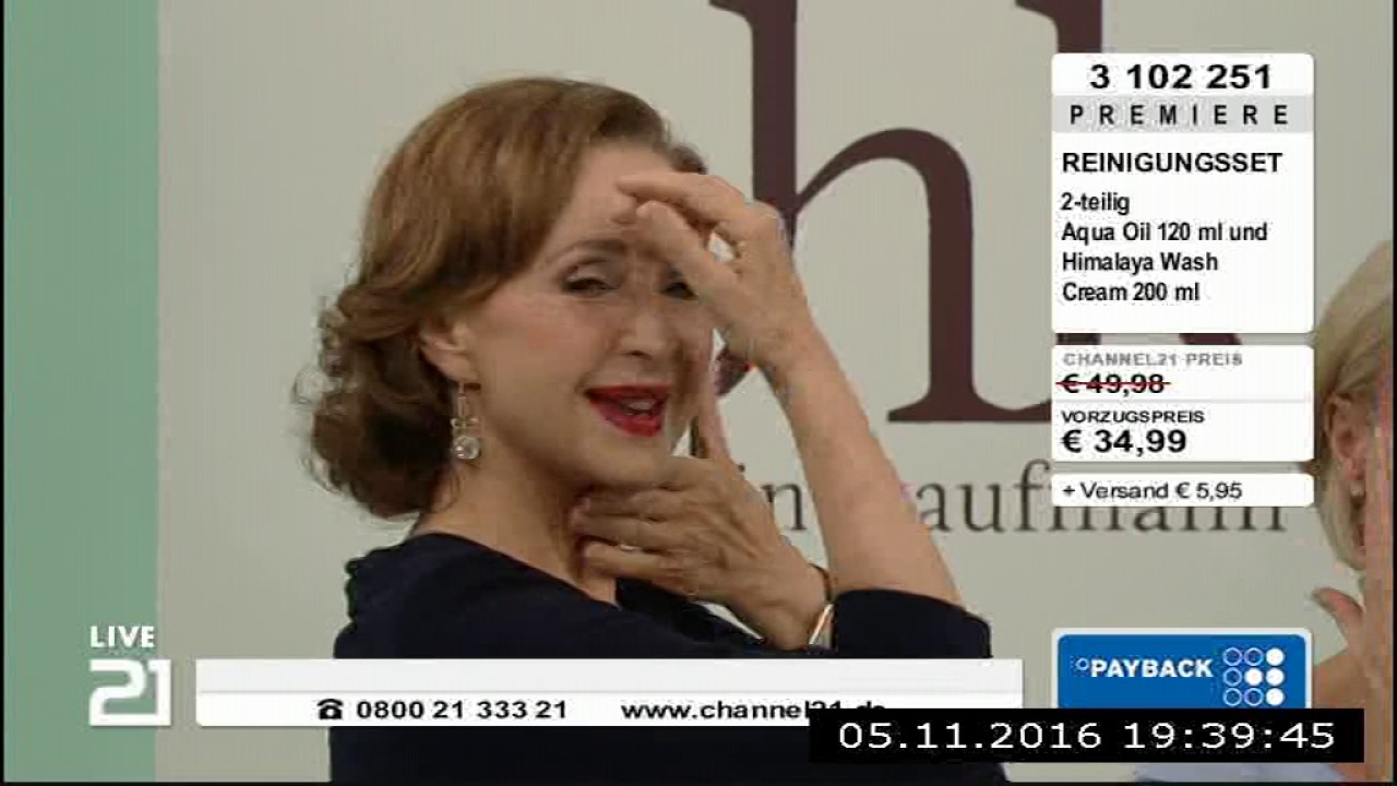 Christine Kaufmann bei Channel21 am 05.11.2016 - Teil 6