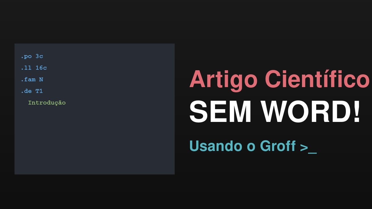 📄 Groff: O Jeito 