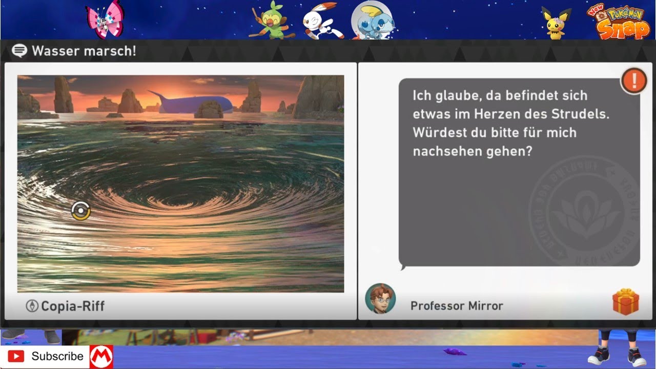 New Pokémon Snap Aufträge: Wasser marsch!