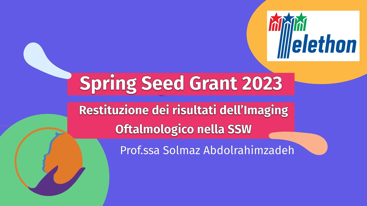 Seed Grant Sturge Weber restituzione finale Dr  Solmaz Abdolrahimzadeh 20251112 170449 Registrazione