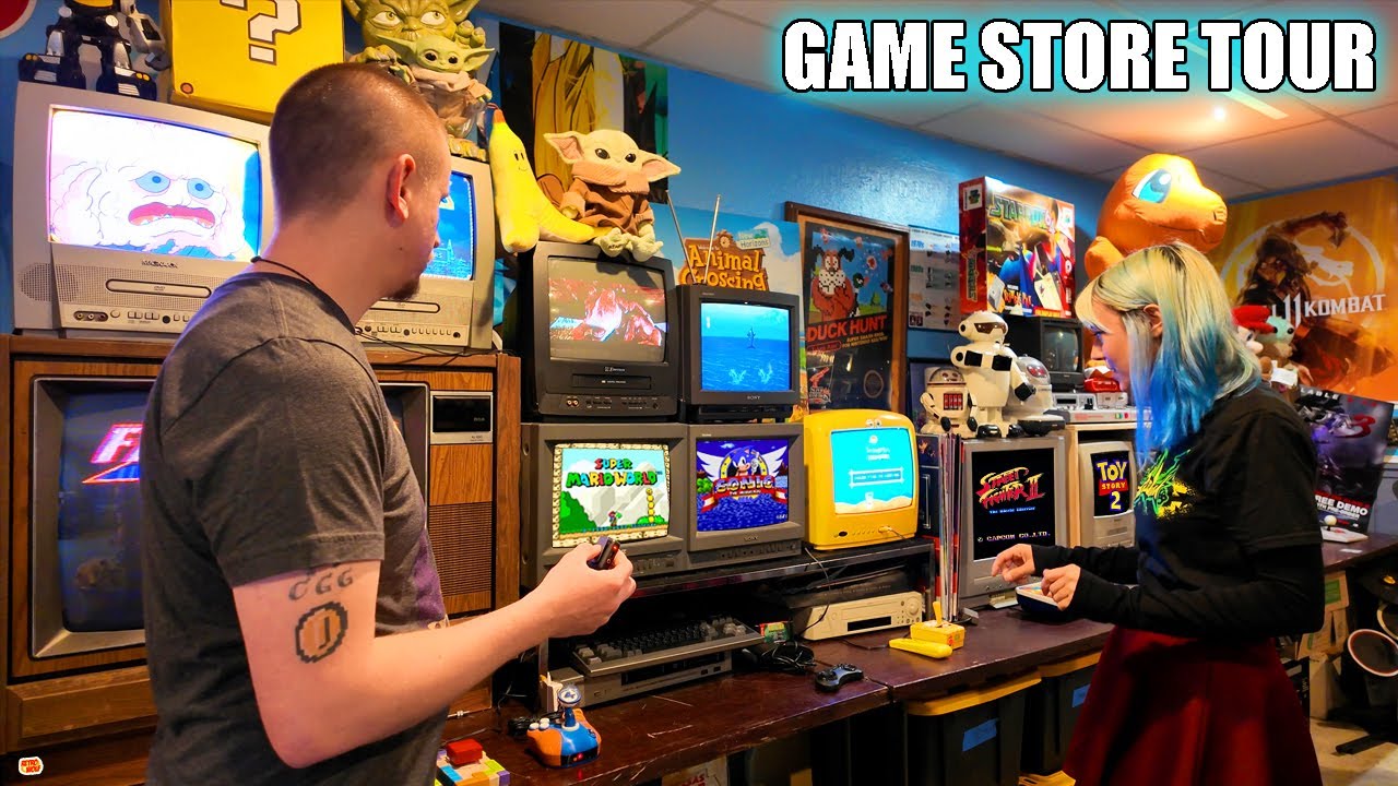 THIS Retro Game Store is RAD! RadJunk Store Tour W/ Sam!