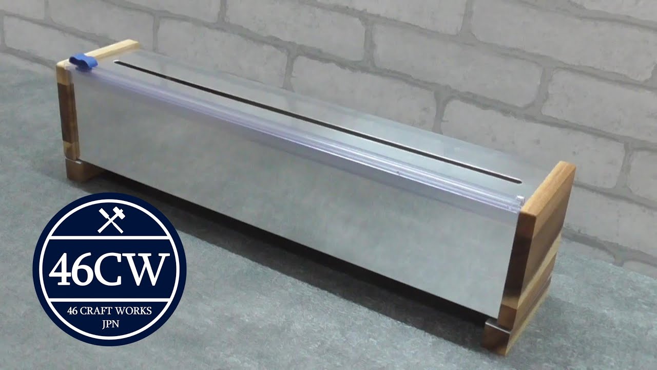 [DIY] Making a Plastic Wrap Dispenser. / 食品ラップホルダーを作ってみた
