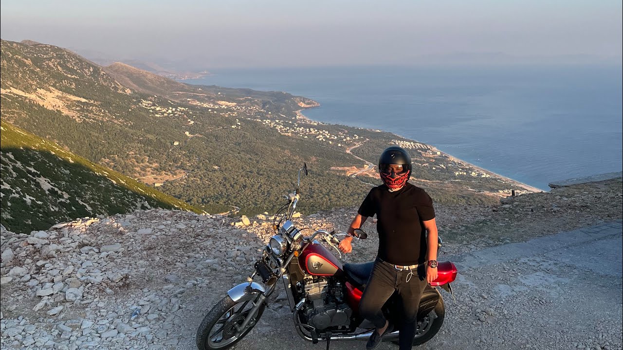 KAWASAKI VULCAN 500 l TRIP TO SOUTH ALBANIA