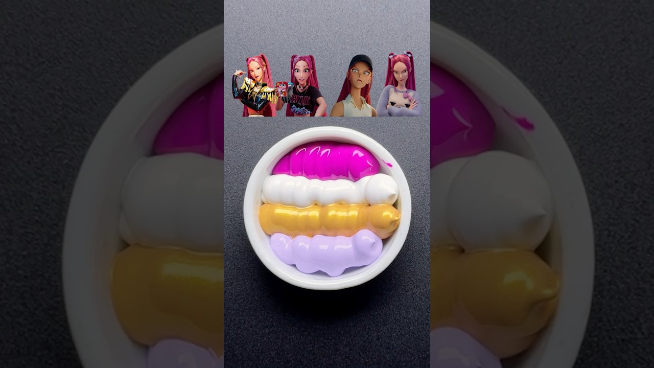 【K-Pop Demon Hunters-Mira】 🎼Colormixing🎨 #huntrix #kpopdemonhunters #golden #colormixing