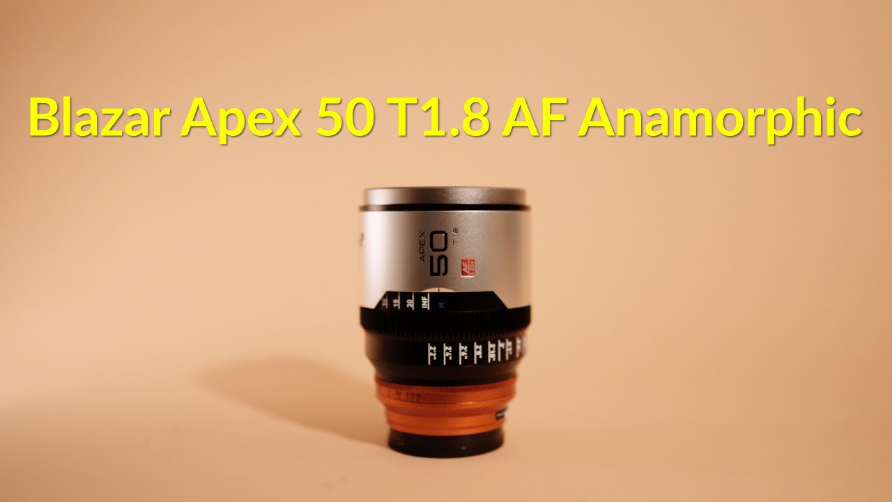 The Blazar Apex 50 T1.8 Autofocus Anamorphic Lens! Is it better than the Sirui?