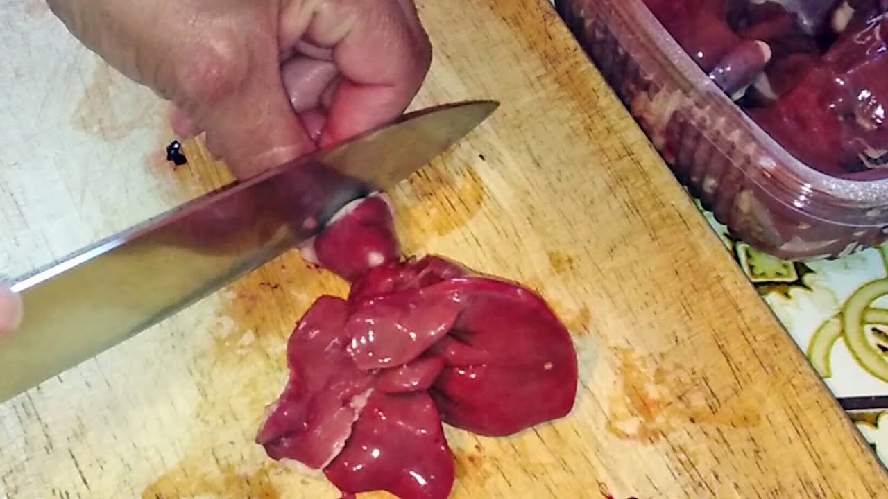 how to clean chicken liver before cooking
