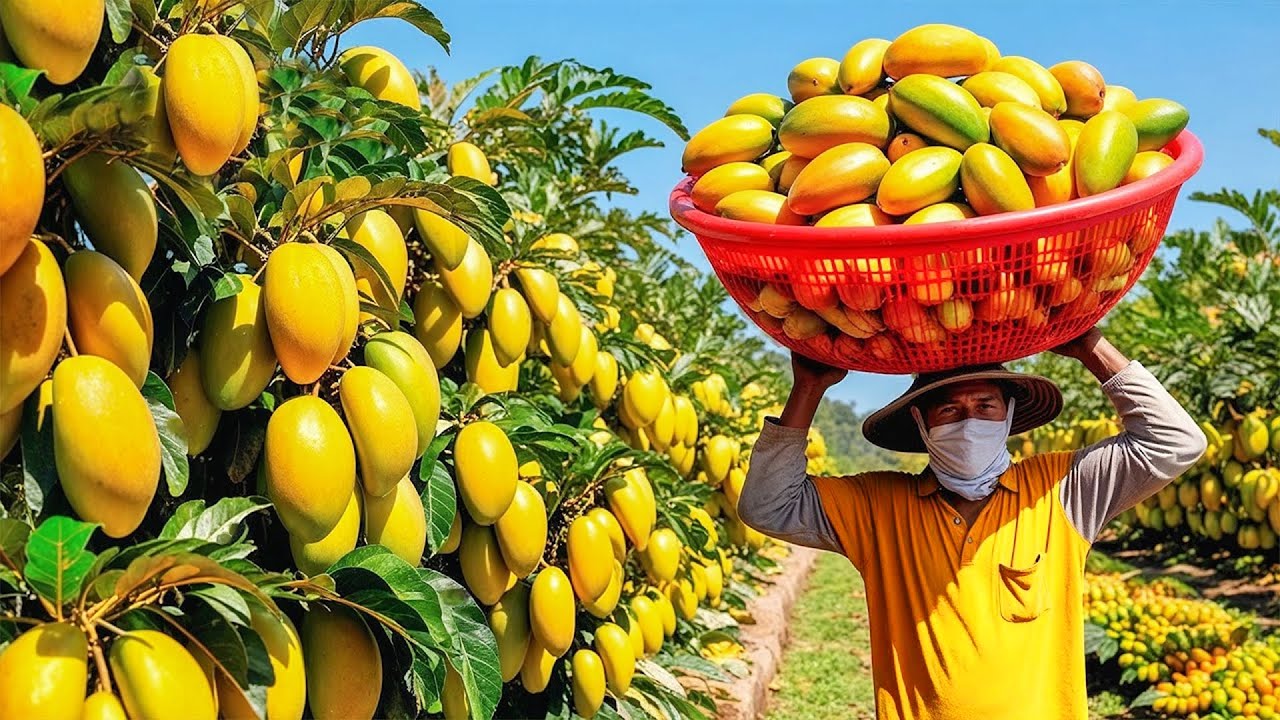How Australian Farmers Harvest Thousands of Tons of Mangoes &ndash; Incredible Mango Farming in Australia