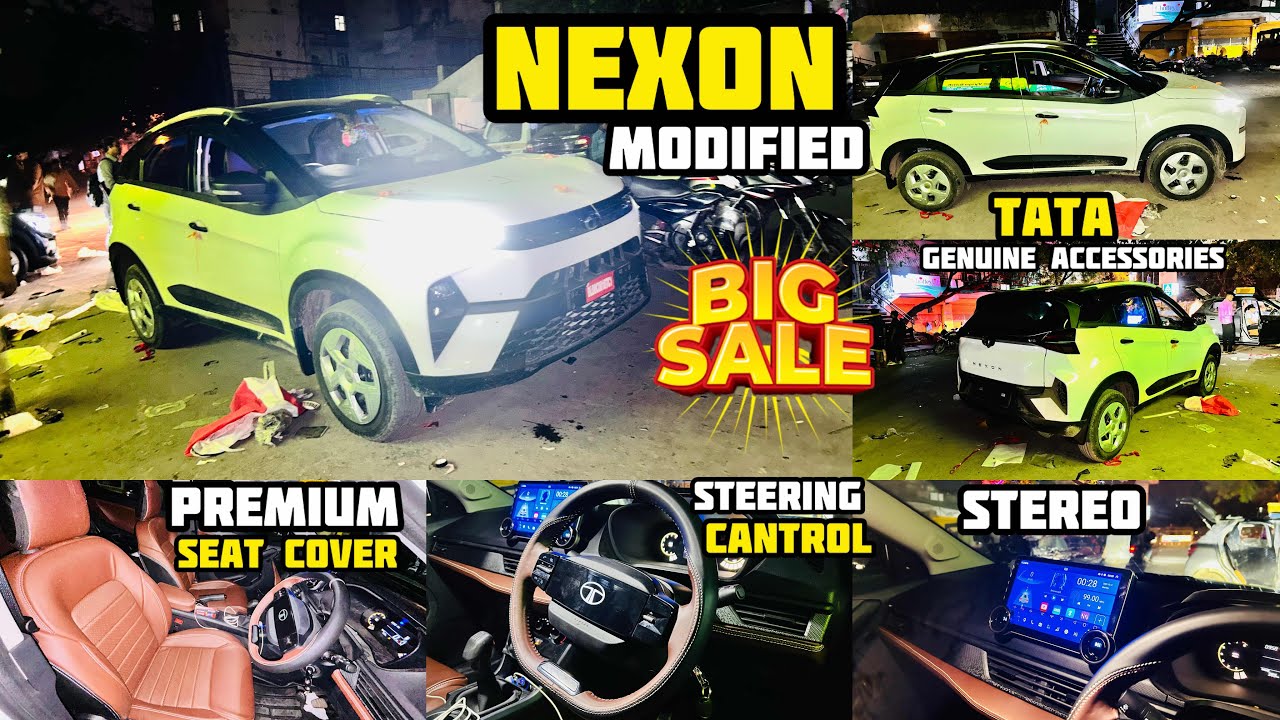 2026 TATA NEXON FACELIFT BASE TO TOP MODIFICATION WITH PRICE✅NEXON BASE MODEL MODIFIED✅NEXON 2026✅