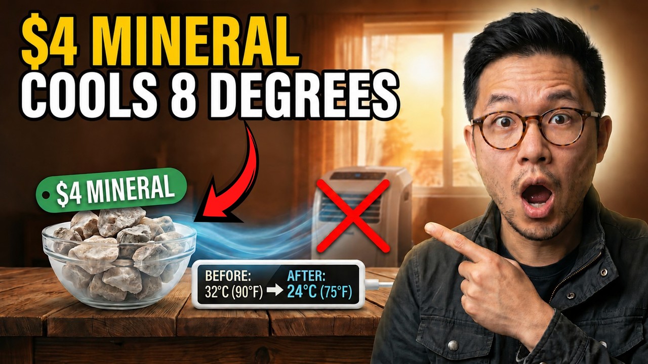 This $4 Mineral Cools ANY Room 8 Degrees Without AC. Why Did Industry Hide It?
