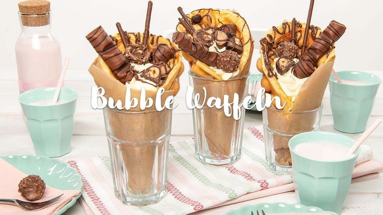 Rezept: Bubble Waffeln
