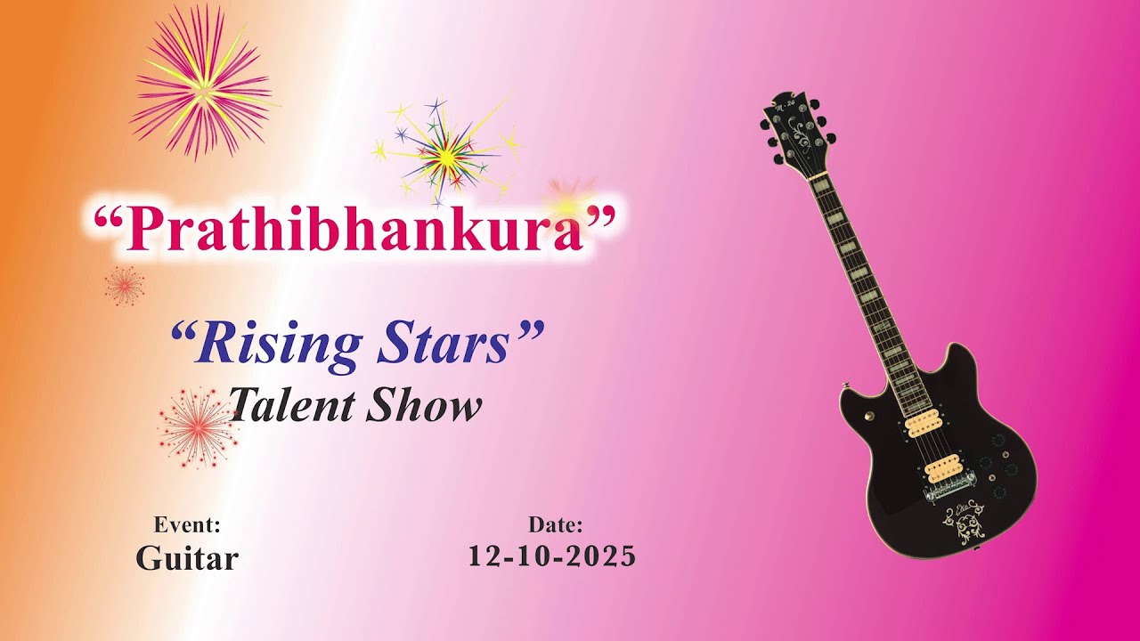 PRATHIBHANKURA ◦ 12 - 10 - 25 ◦ GUITAR SPECIALS