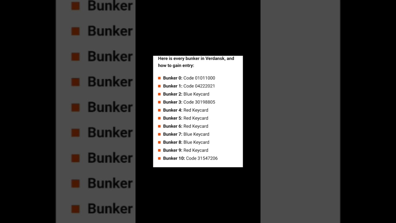 bunker/codes #warzone #callofduty