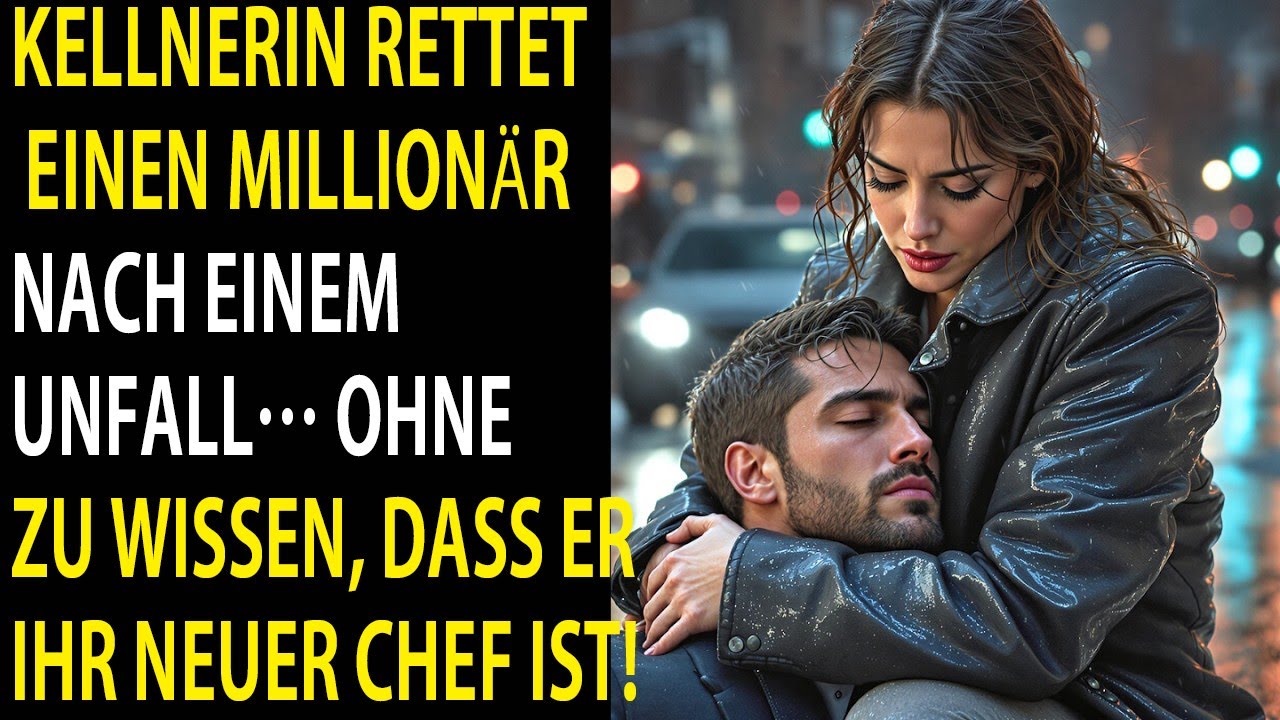 Kellnerin rettet einen verletzten Mann – ohne zu wissen, dass er ihr neuer Chef ist!