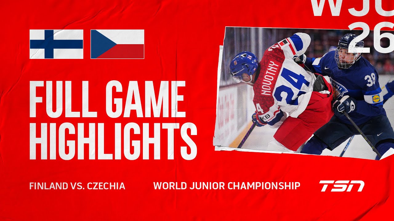 Finland vs. Czechia FULL GAME HIGHLIGHTS | 2026 World Junior Championship