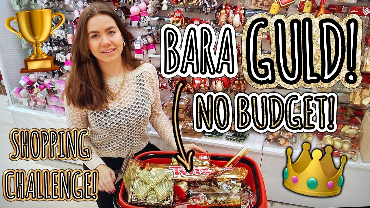 NO BUDGET *BARA GULD* SHOPPING CHALLENGE!🏆👑