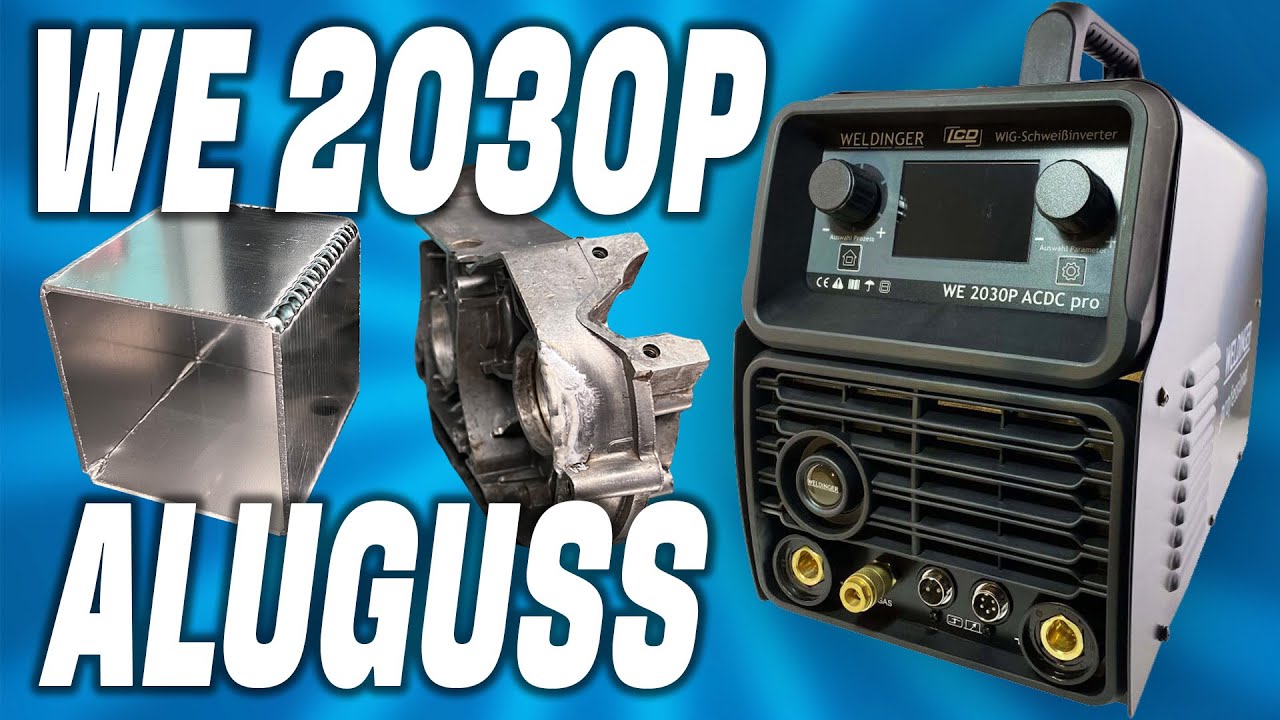 Aluguss mit dem Weldinger WE2030P Pro schweißen