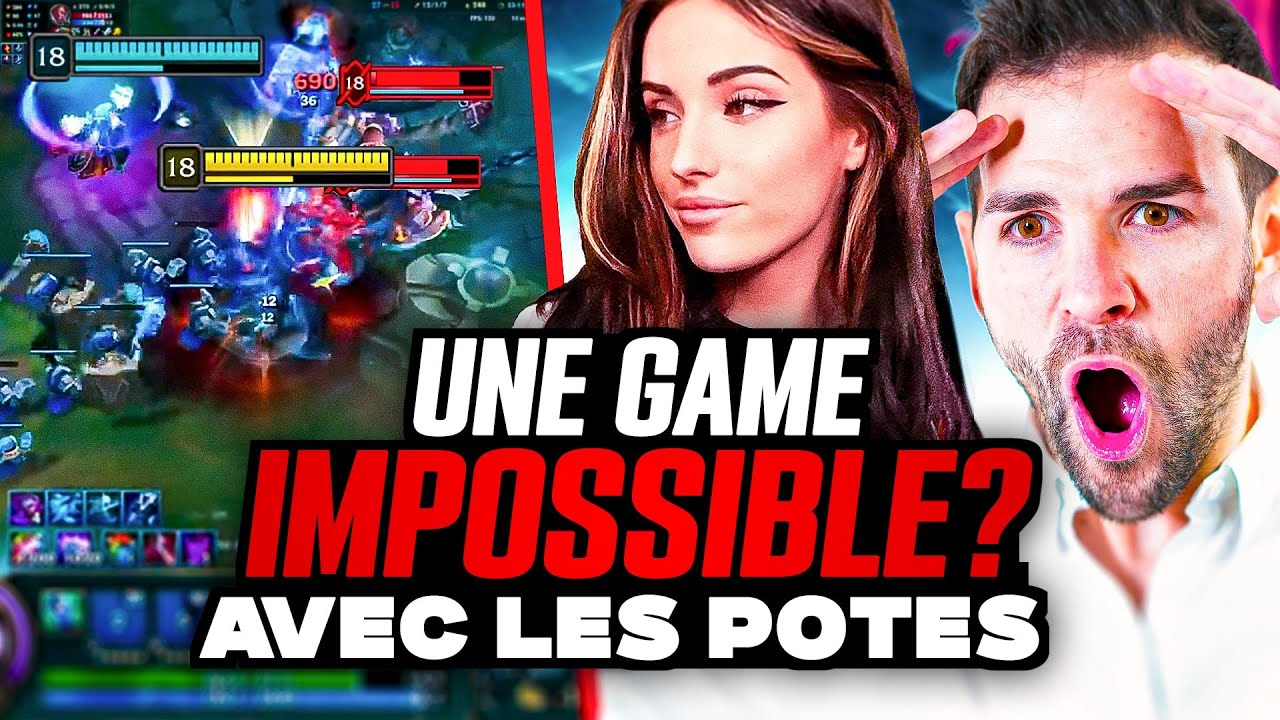 🔥 UNE GAME IMPOSSIBLE À GAGNER ?! AVEC LES POTES ! (TROP HEUREUX)