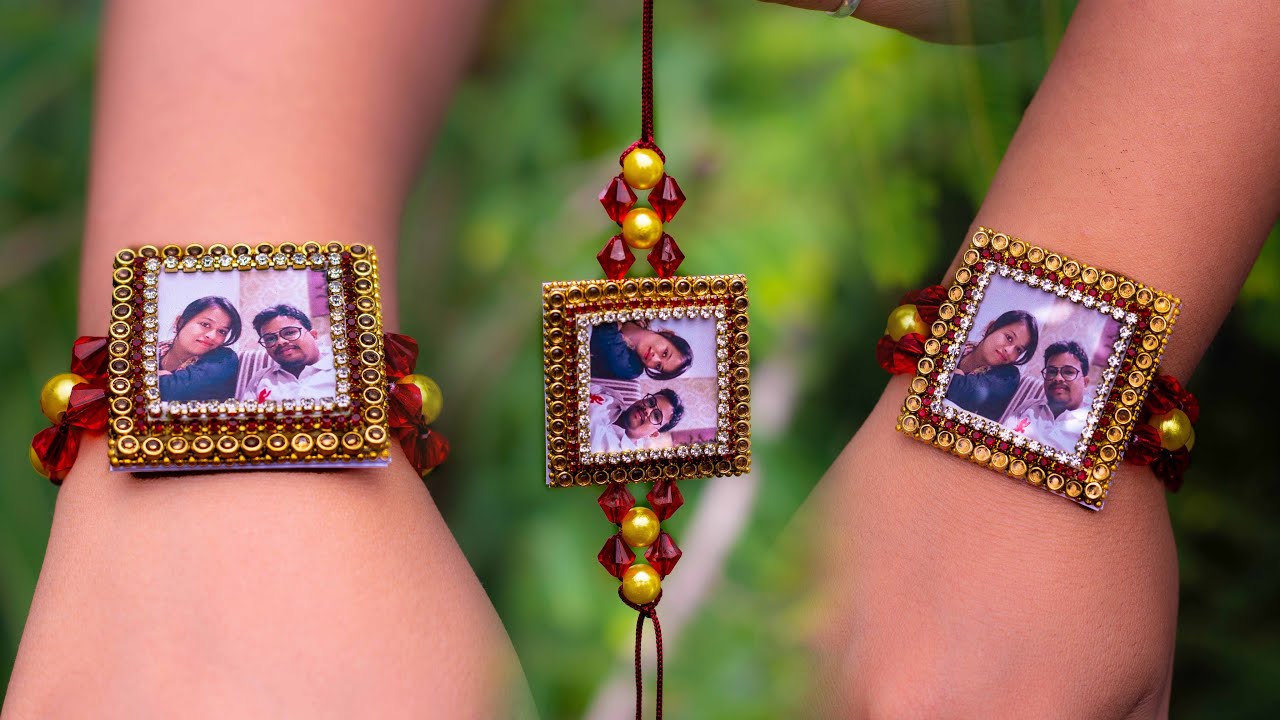 How to Make Photo Rakhi | DIY photo Rakhi Tutorial | How To Make Rakhi | Crafty Butterfly 042
