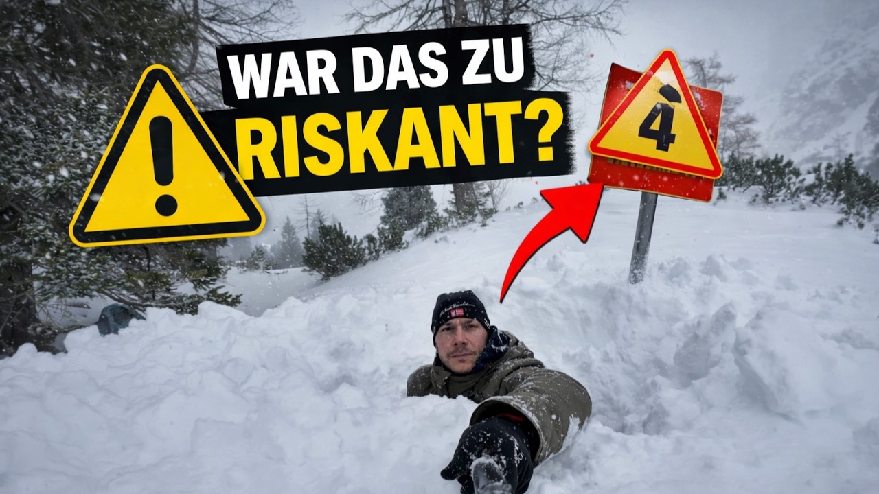 Powdertraum oder Todesfalle | Skitour bei 1,50m NEUSCHNEE 🌨 | so bleibst du sicher + Lawinenkunde