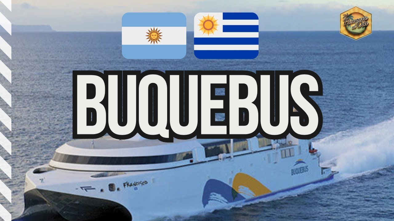 ⛴️ ¿Cómo ir de Buenos Aires a Uruguay? 🇦🇷🇺🇾 Viaje en Buquebus a Montevideo ✅ [4K]