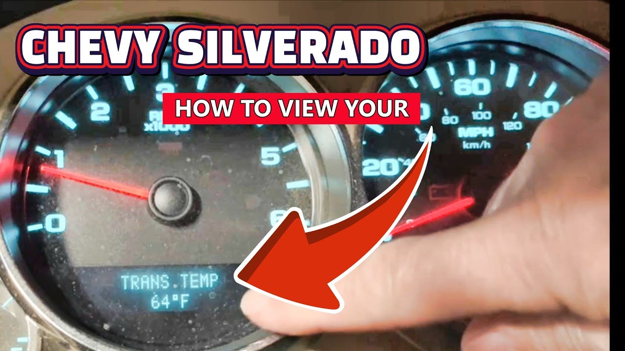 How to View the Transmission Temperature | 2012 2500 Chevy / Chevrolet Silverado