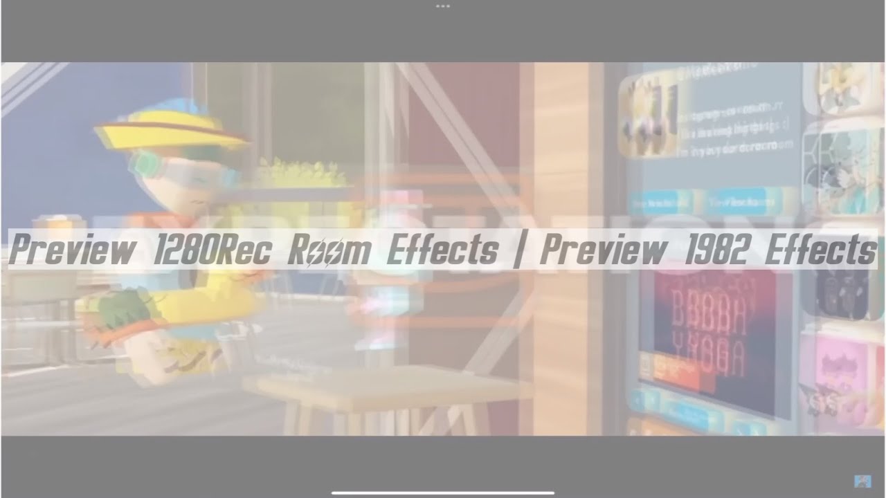 Preview 1280Rec Room Effects | Preview 1982 Effects