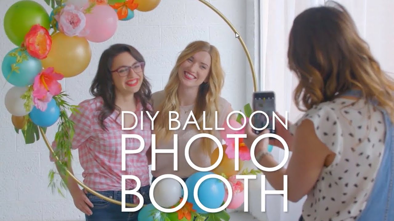 Make a DIY Balloon Photo Booth Prop | HGTV Happy | HGTV