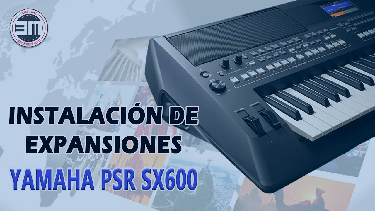 Instalar expansión en Yamaha PSR SX600 🎹