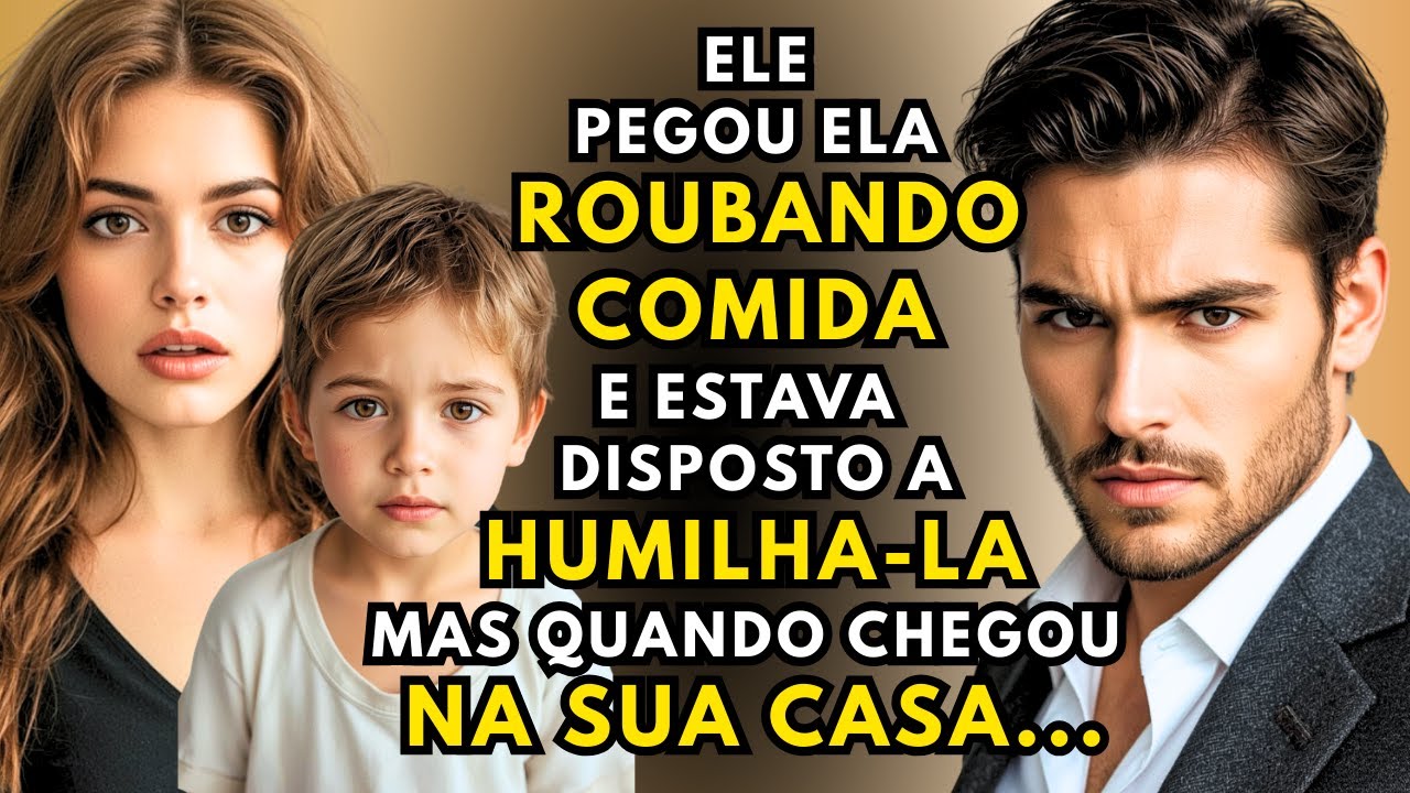MILIONÁRIO SEGUE A EMPREGADA QUE ROUBOU COMIDA…  mas quando chegou Ficou em Silêncio ao Ver Isso