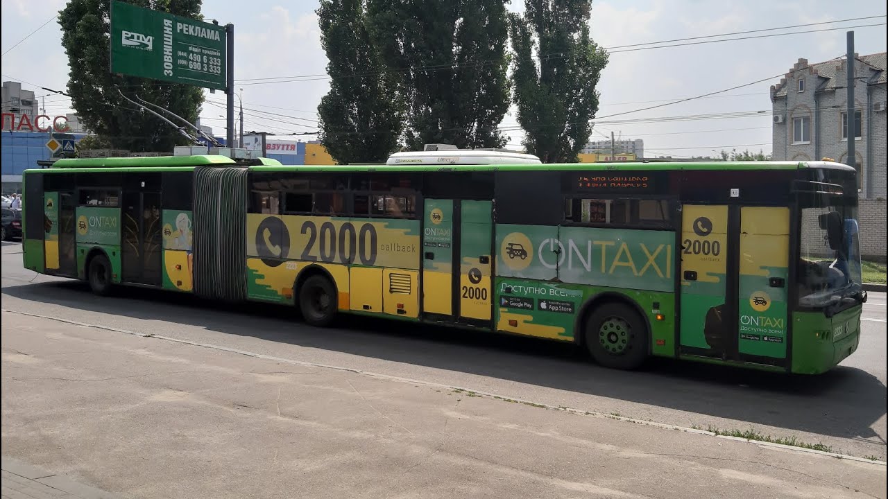 Тролейбус 35 зміненим маршрутом до ст.м. 