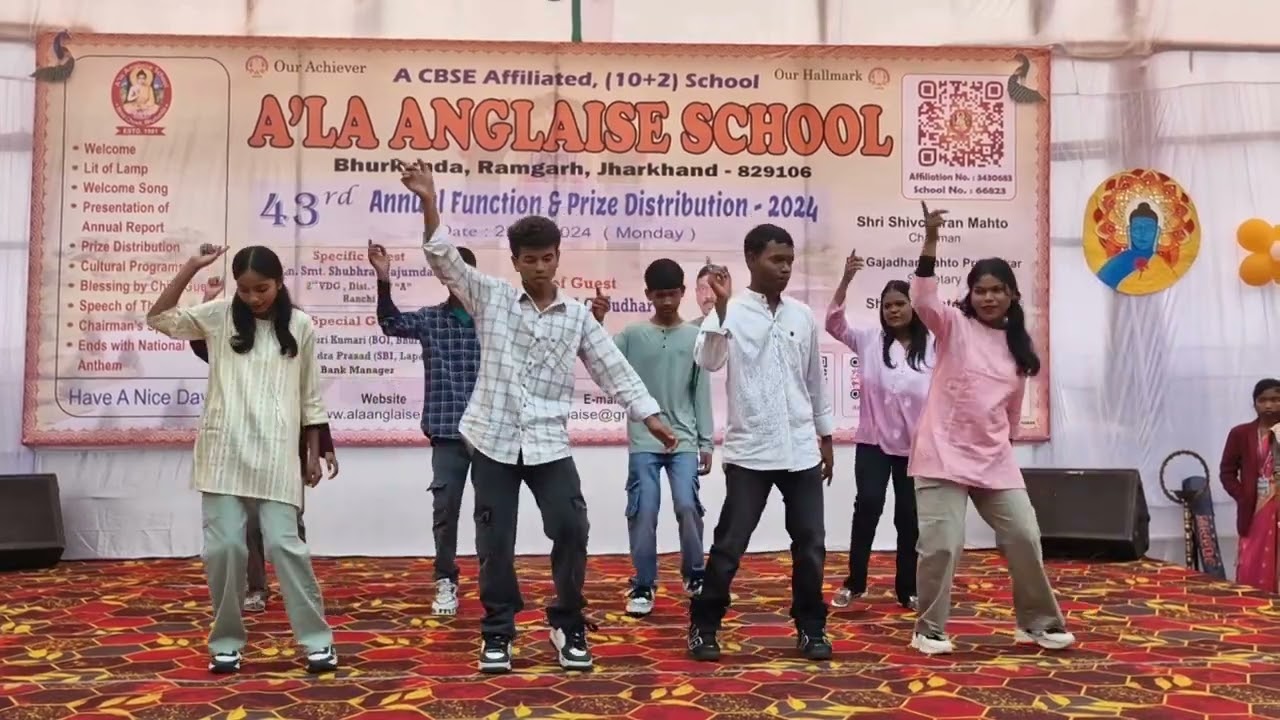 Nagpuri Dance | Sister Groups | A'la Anglaise School | 43rd Annual Function