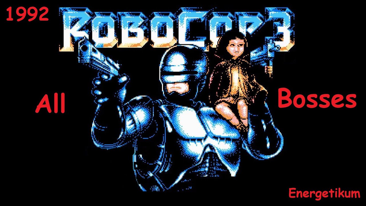 RoboCop 3 - all bosses (все боссы) [NES]