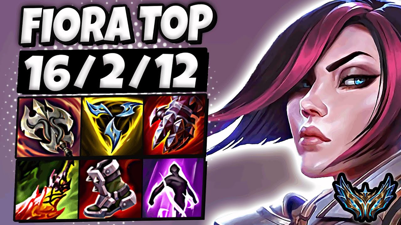 Fiora TOP vs Yorick [ OTP ] Lol Korea Challenger Patch 25.8 ✅
