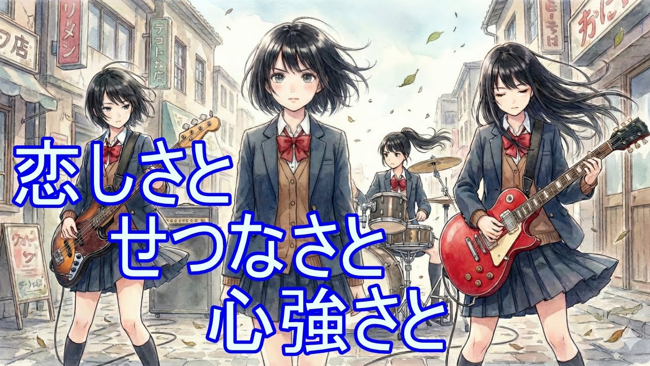 「恋しさと せつなさと 心強さと」を全力で演奏する軽音楽部