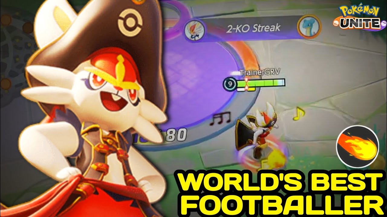 Cinderace Becomes Better Footballer Than Ronaldo With This Build 🔥 Pokemon Unite | NINZA PLAYS