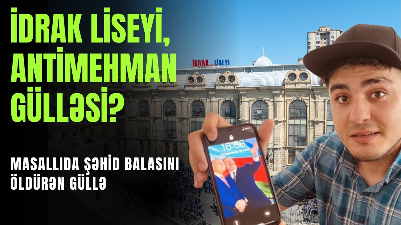 İdrak liseyi antiMehman əməliyyatıdır? Qocaman müəllim bizə yazır! Masallıda qiyməti qalxan qətl