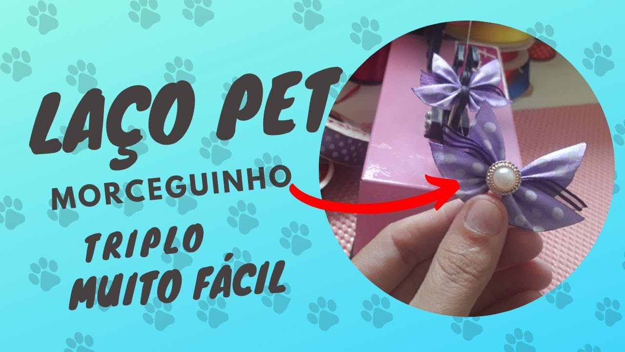 La&ccedil;o pet Morceguinho Triplo