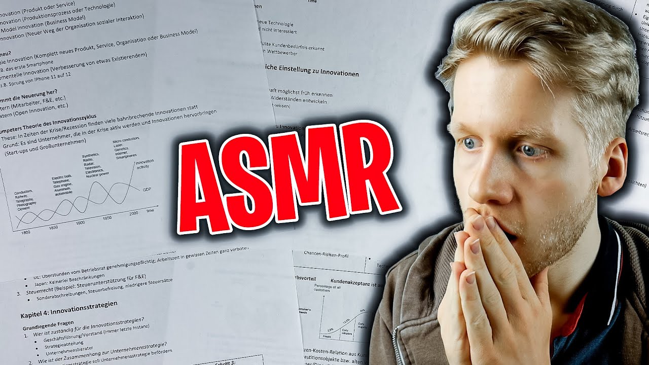 ASMR - Lern mit mir für meine Uni-Prüfung, damit ich bestehe! 💪